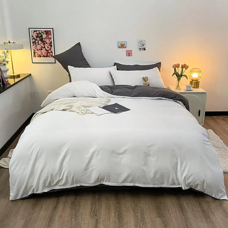🛏️ Bonenjoy 掛け布団カバー 1枚入り｜シングル・ダブル・クイーン・キング対応