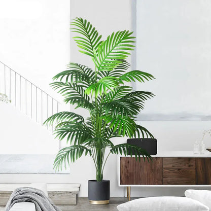 大型フェイクパームツリー｜人工観葉植物・モンステラブランチ