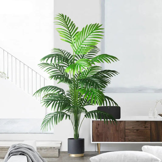 大型フェイクパームツリー｜人工観葉植物・モンステラブランチ