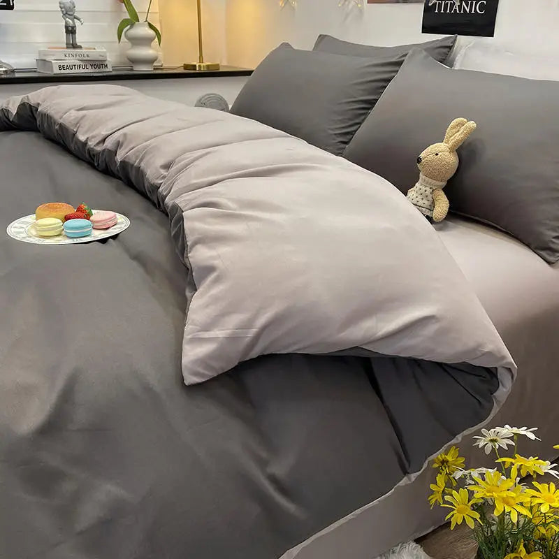 🛏️ Bonenjoy 掛け布団カバー 1枚入り｜シングル・ダブル・クイーン・キング対応