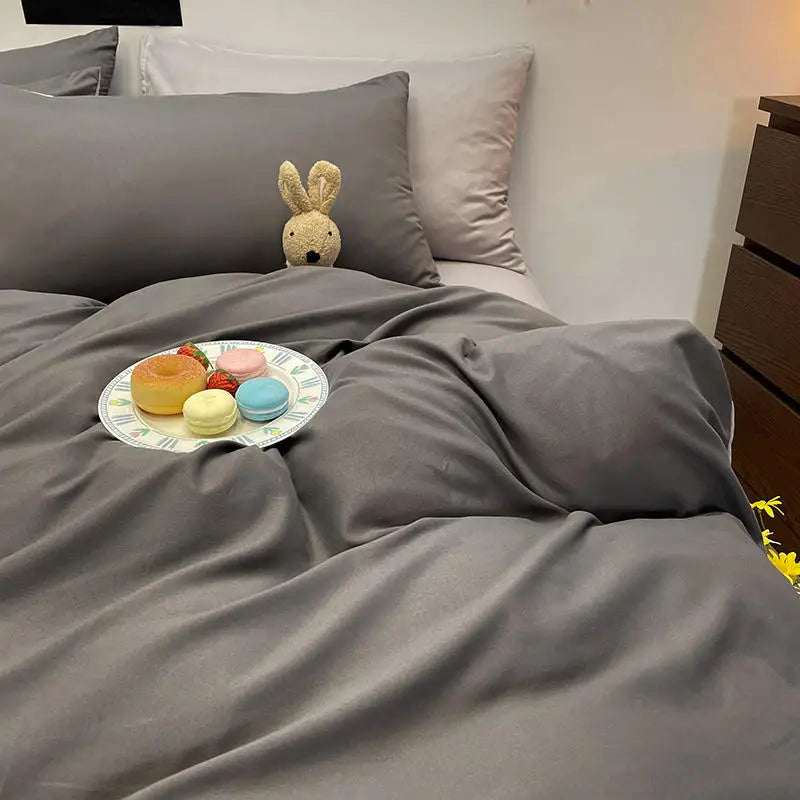 🛏️ Bonenjoy 掛け布団カバー 1枚入り｜シングル・ダブル・クイーン・キング対応