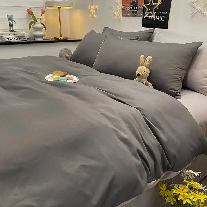 🛏️ Bonenjoy 掛け布団カバー 1枚入り｜シングル・ダブル・クイーン・キング対応